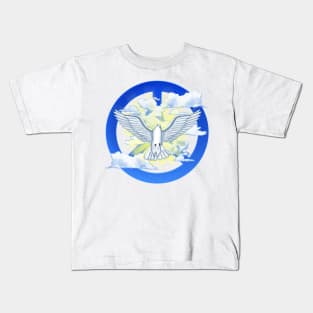 Dove Of Peace Kids T-Shirt